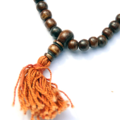 Чётки из кости, коричневые малые (108 бусин)