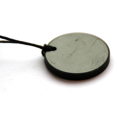 Подвеска из шунгита "Диск"