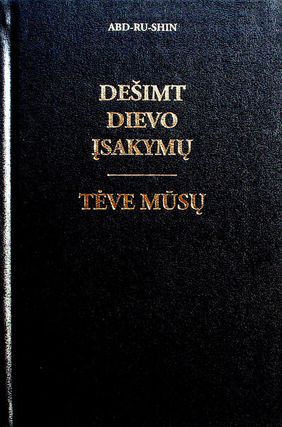 Abd-Ru-Shin "Dešimt Dievo įsakymų"
