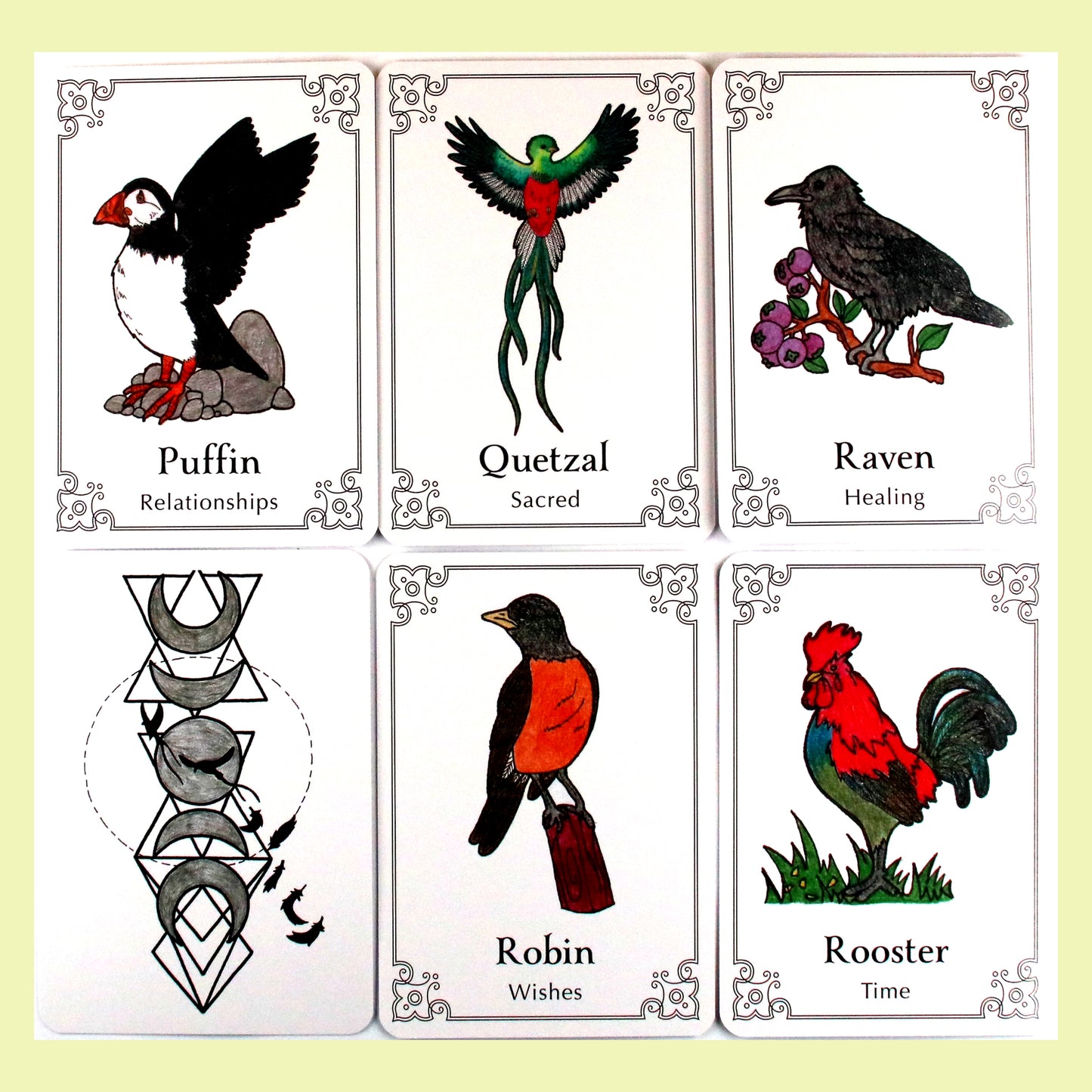 „Oracle“ kortelės „Šventasis paukštis“.