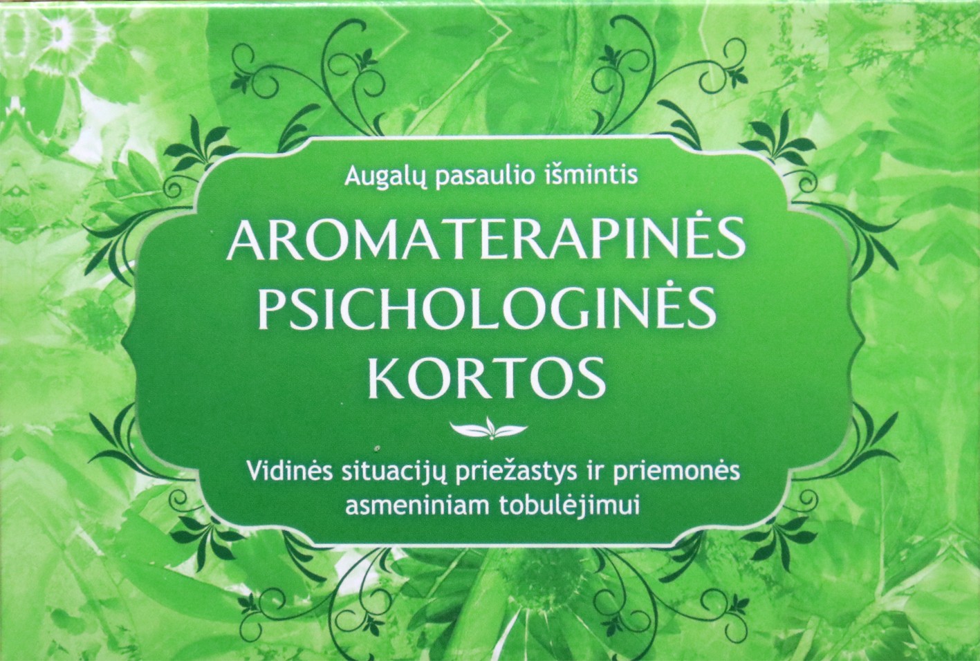 Aromaterapinės psichologinės kortos su knygute