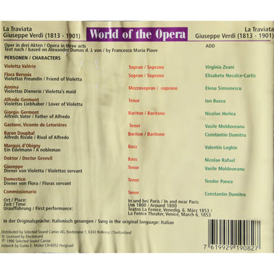 La Traviata / Giuseppe Verti