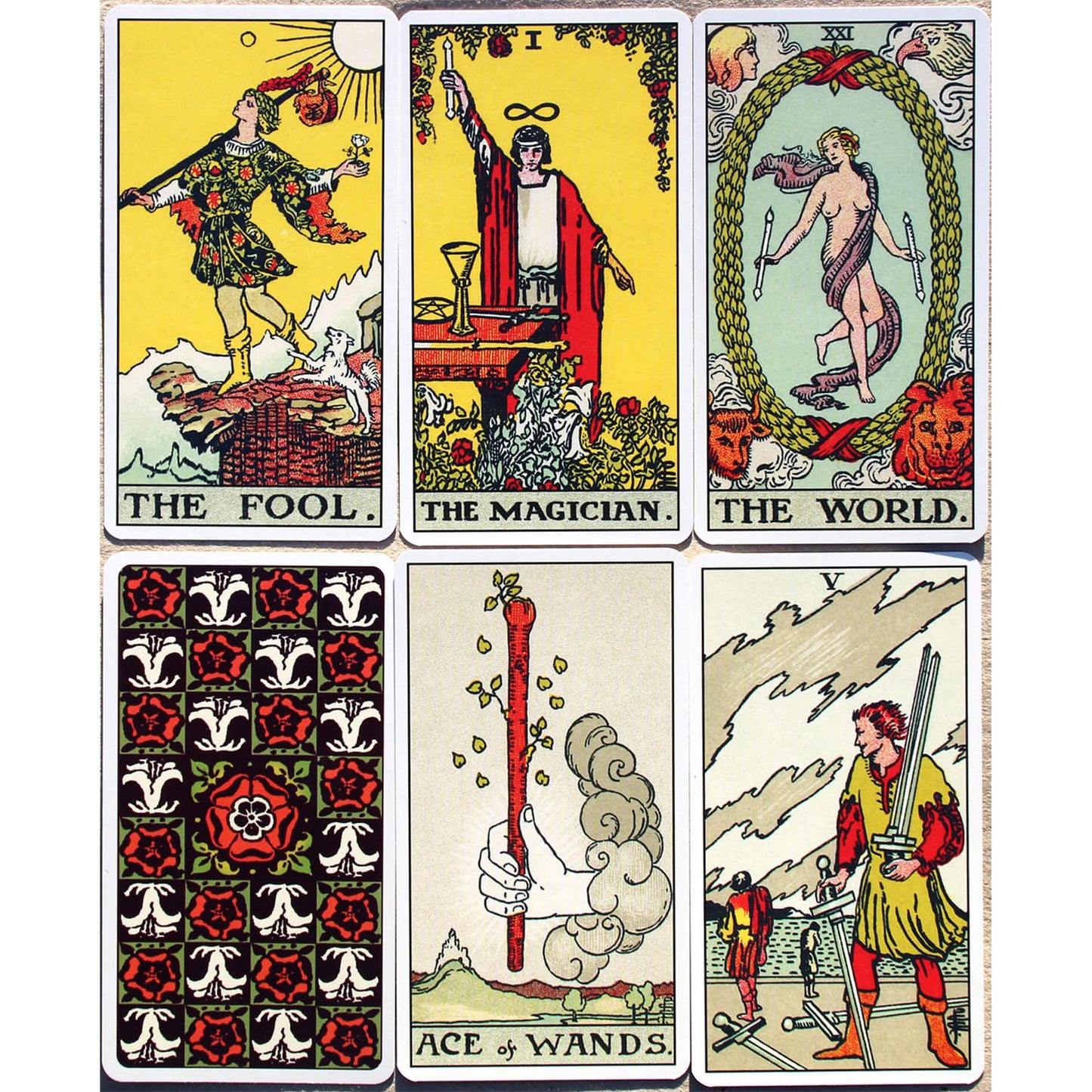 Taro kortos originalios 1909 m