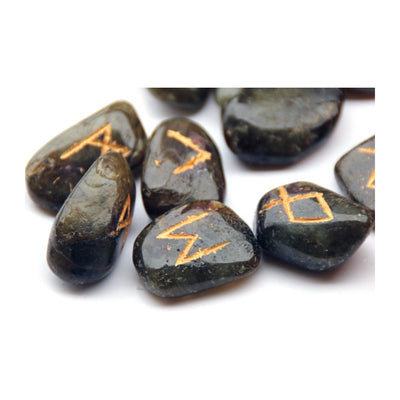 Комплект каменных рун ЛАБРАДОРИТ