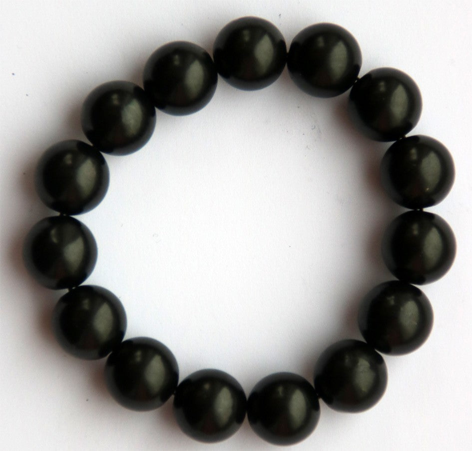 Šungito apyrankė, 15 karoliukų