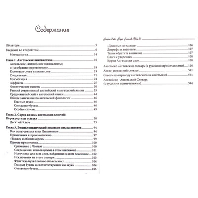 Aaronas Leičas „Angelų kalba“ II tomas / Žodynas, leksikonas, frazių knyga