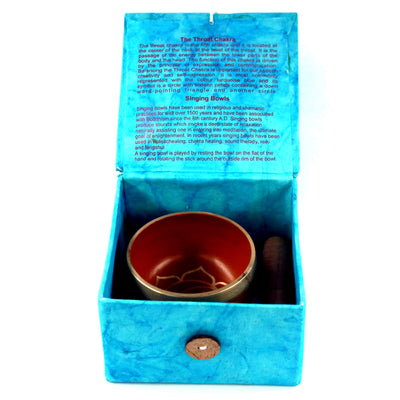 Поющая чаша диаметром 80 мм в подарочной упаковке