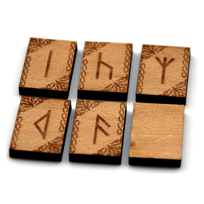 Набор славянских рун из бука