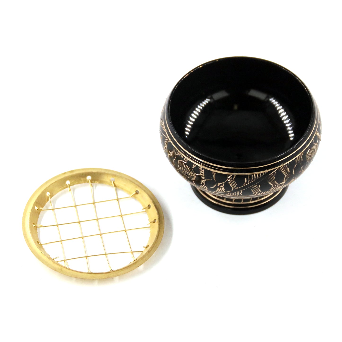 Курильница для благовоний высокая "чёрная"