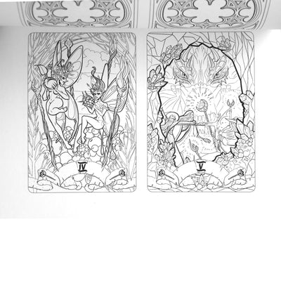 Раскрась свою колоду. Тёмное таро / Анна Устинова