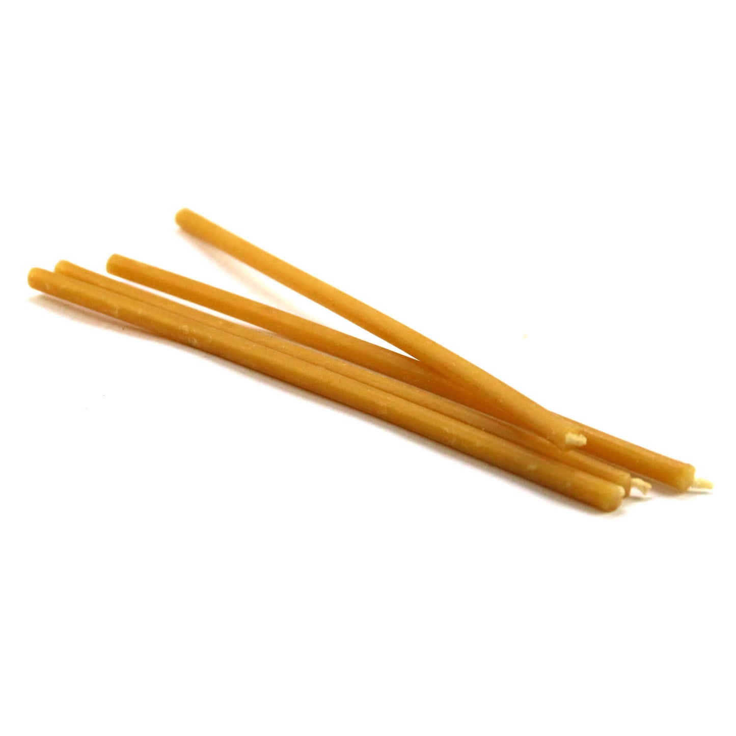 Восковая свеча желтая, диаметр 5 мм