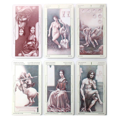 Taro kortos Leonardo da Vinci pasaulis