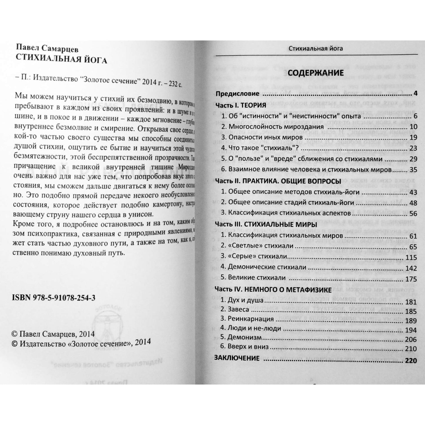 Павел Самарцев "Стихиальная йога"