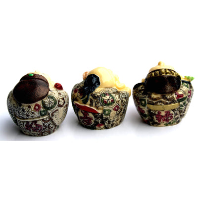 Набор статуэток "Три Звёздных Старца" из художественной кости 1