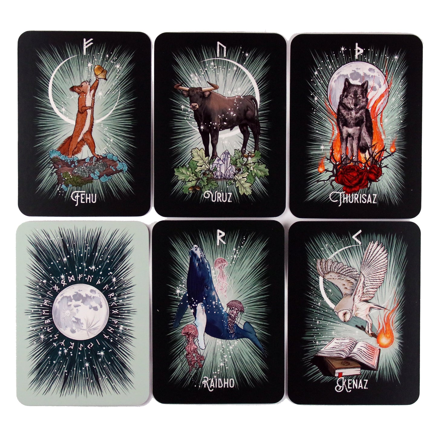 Карты Рунический Оракул Ведьмин Фамильяр