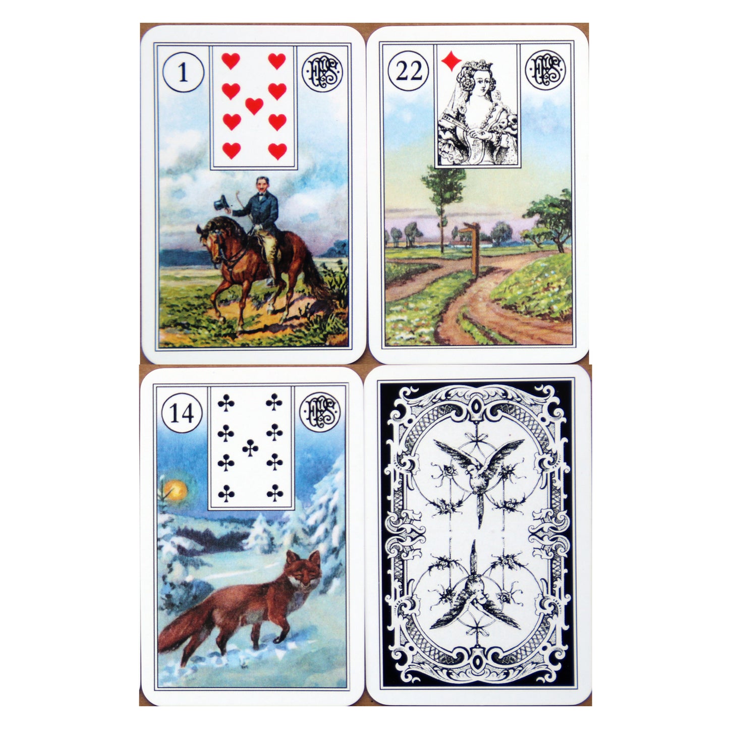 Kortos Slaptos Madame Lenormand / Nikiforovos (Otila) prognozės (dėžutė)