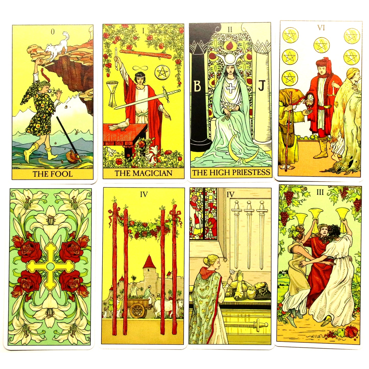 Pasekmių Taro kortos (anglų kalba)