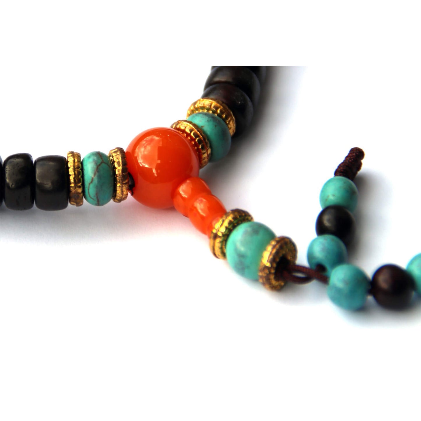 Чётки-бусы шаманские из дерева малые