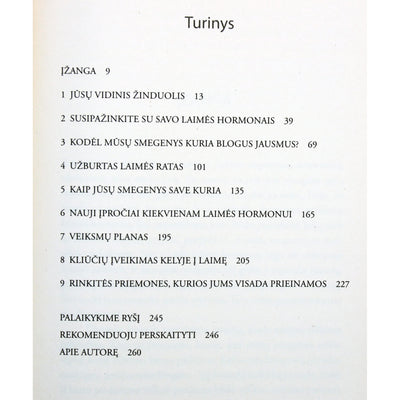 Loretta Breuning "Laimės hormonai"