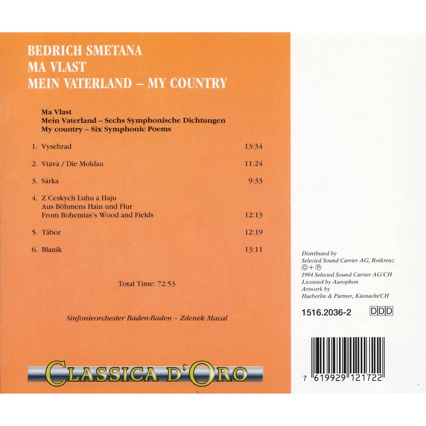 Bedrich Smetana / Ma vlast (My Country)