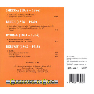 Smetana, Bruch, Dvorak, Debussy / Moldau * Kol Nidrei