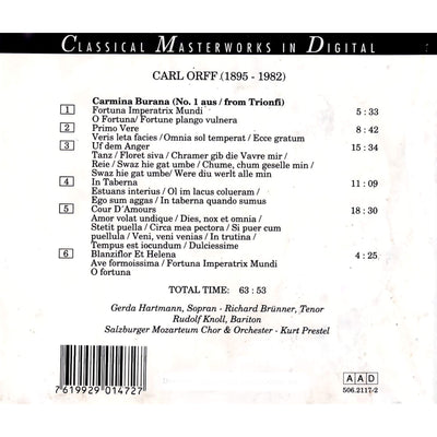 Carl Orff / Carmina Burana / Nr. 1 AUS / from Trionfi