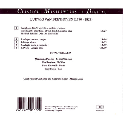 Ludwig van Beethoven / Symphonie Nr. 9 (Choir)