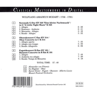 Wolfgang Amadeus Mozart / Eine Kleine Nachtmusic