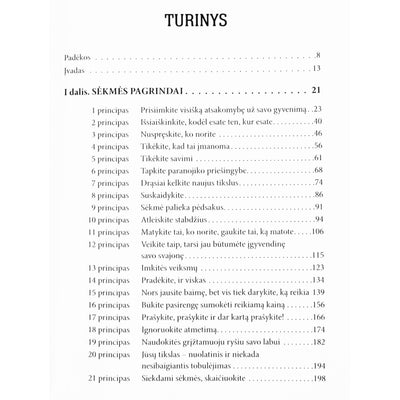 Jack Canfield "Sėkmės principai"