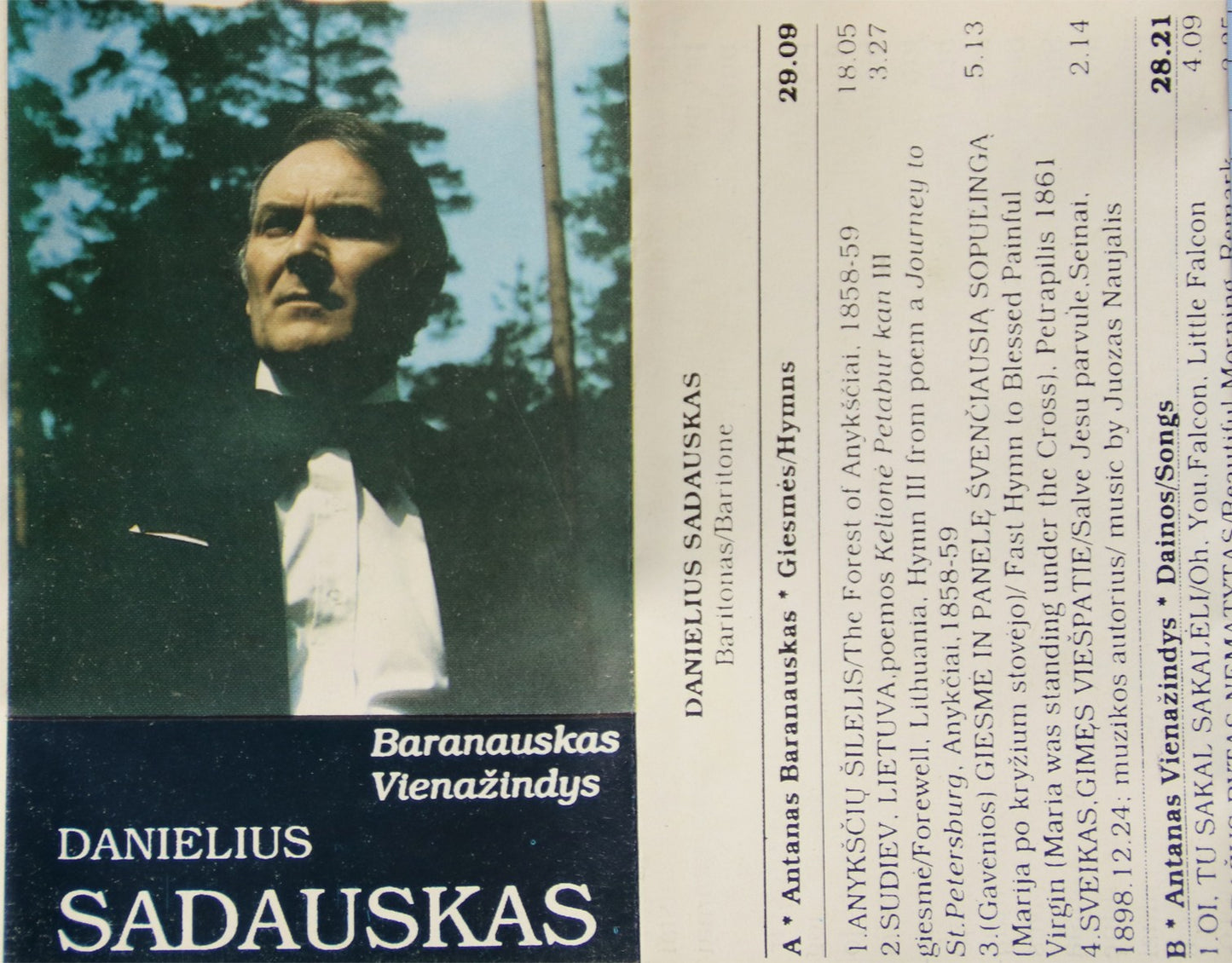 Danielius Sadauskas / Antanas Vienažindys / Giesmės / Hymns