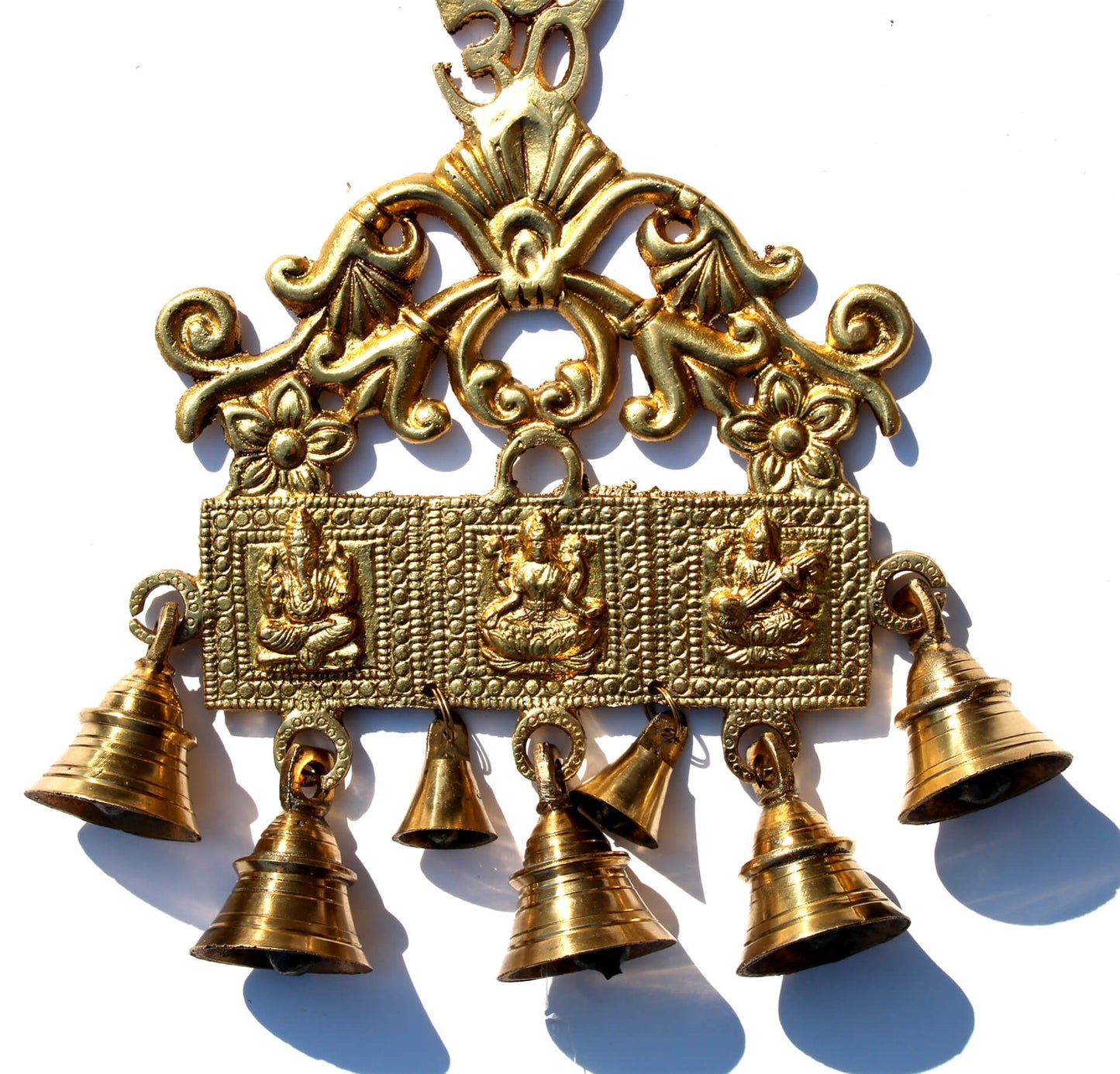 Бронзовые колокольчики на дверь "Боги" с "короной"