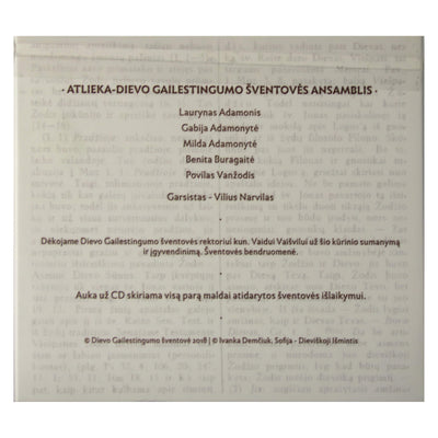 Evangelija pagal Joną 3CD