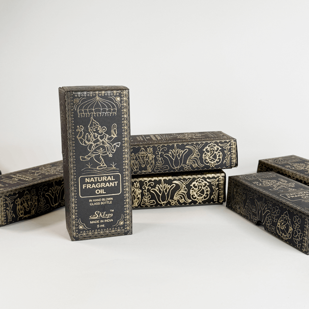 Натуральное масло-духи ROSE в подарочном стеклянном флаконе