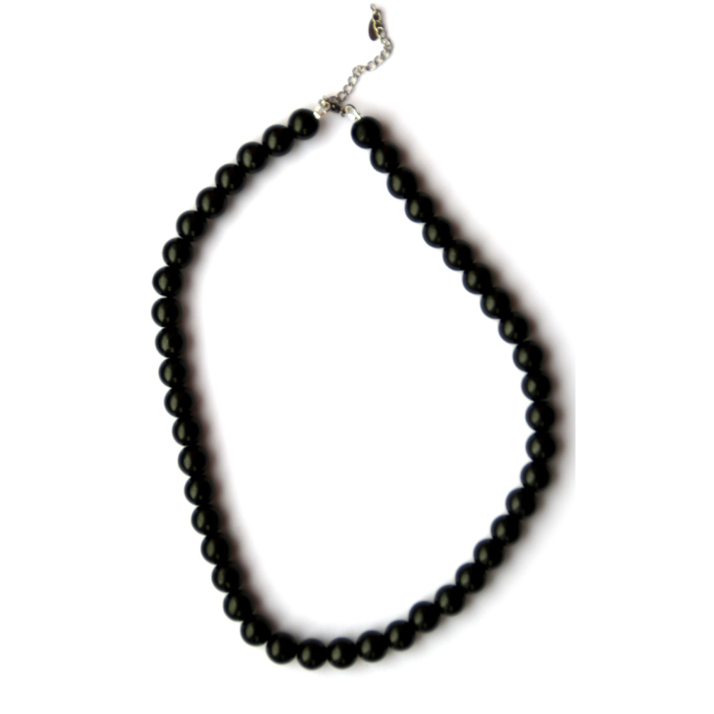 Šungito karoliai, 45 karoliukai