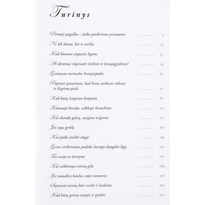 Geros sveikatos paslaptys