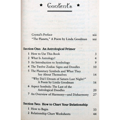 Linda Goodman "Relationship Signs".