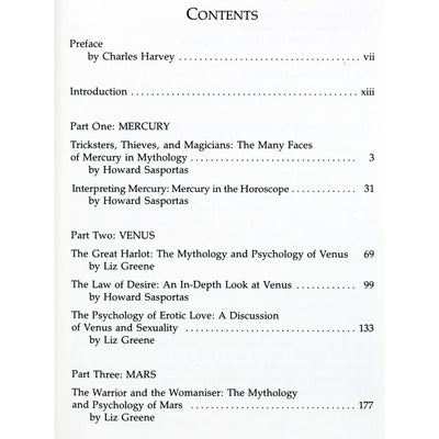 Liz Greene "The Inner Planets"