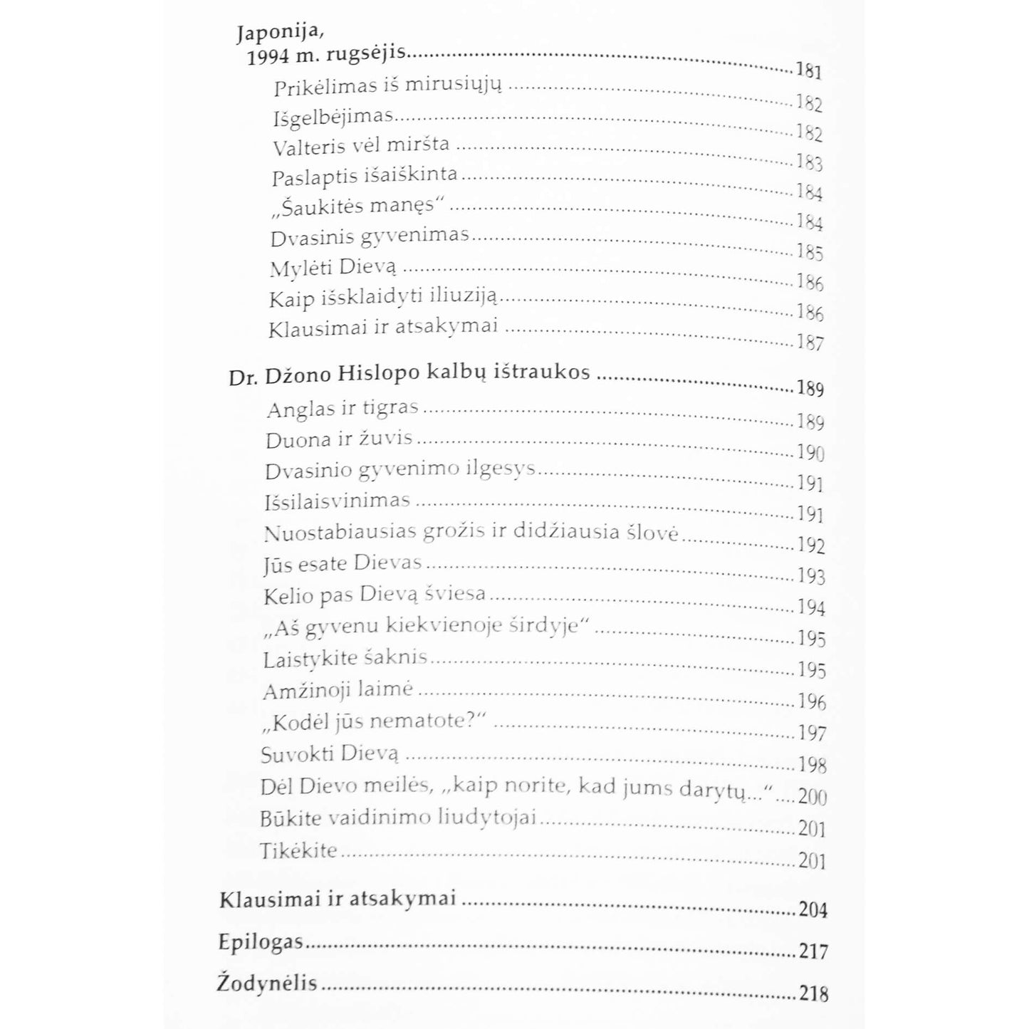 John Hislop "Dieviškumo beieškant"