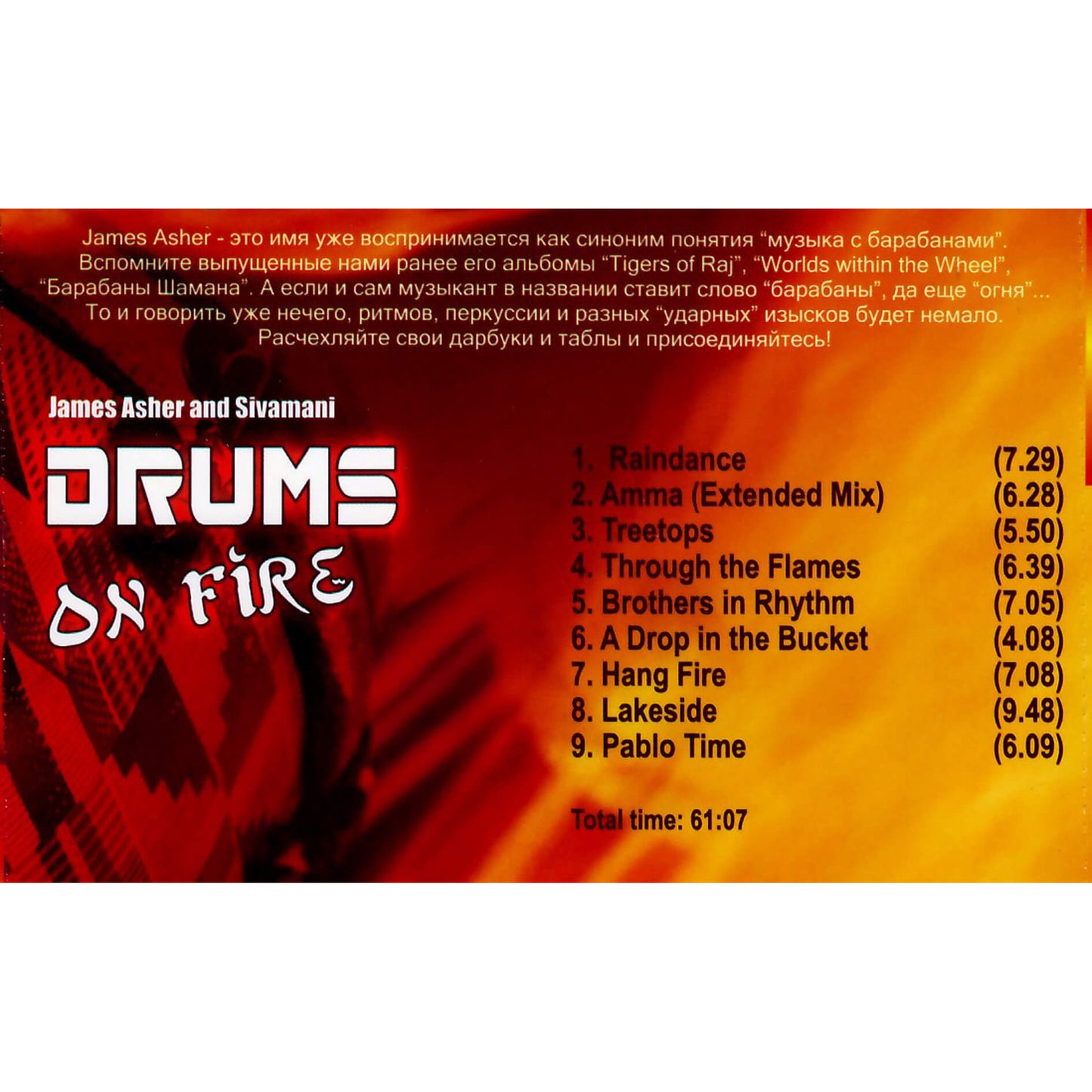 James Asher & Sivamani / Drums On Fire