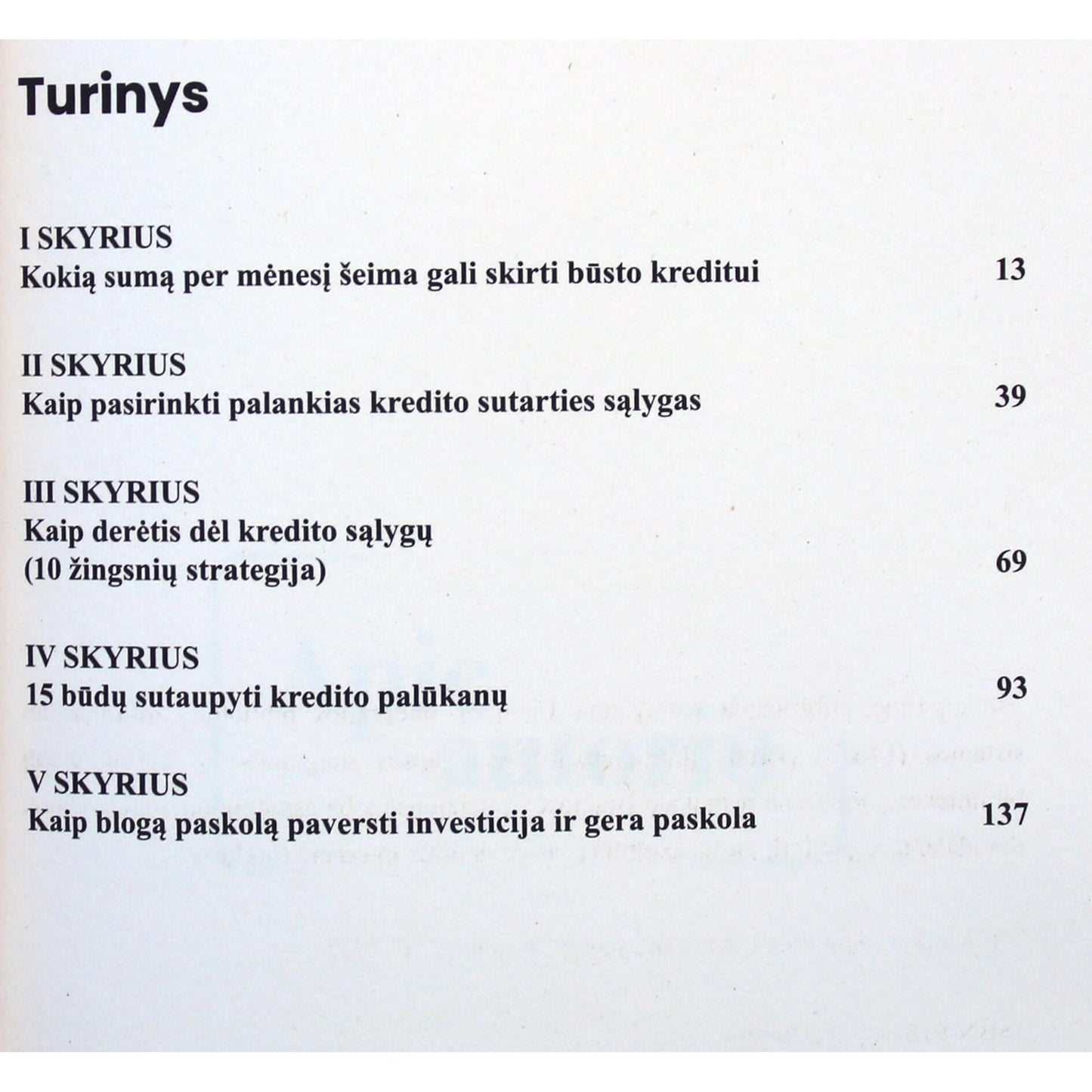 Marius Jansonas "Kreditų paslaptys"