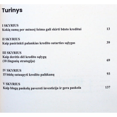 Marius Jansonas "Kreditų paslaptys"