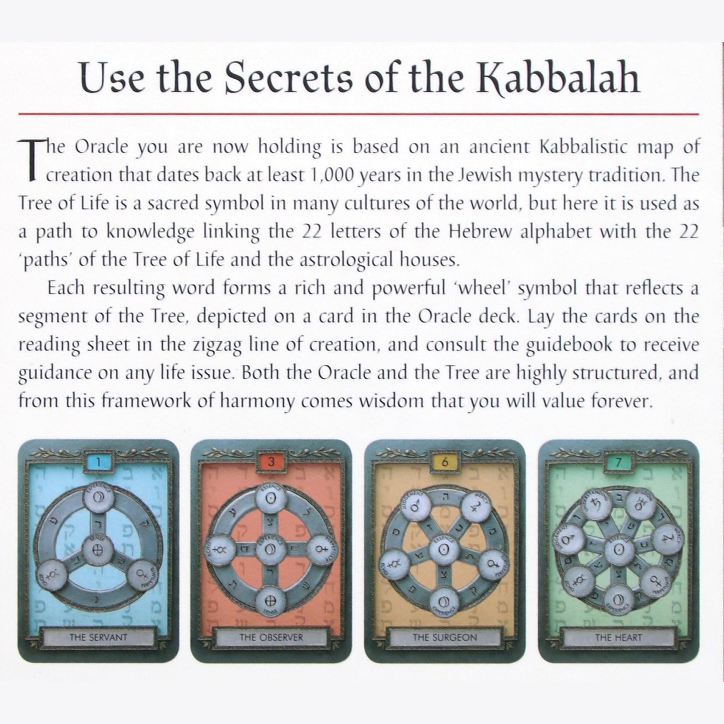 Карты Оракул Каббала Древо Жизни