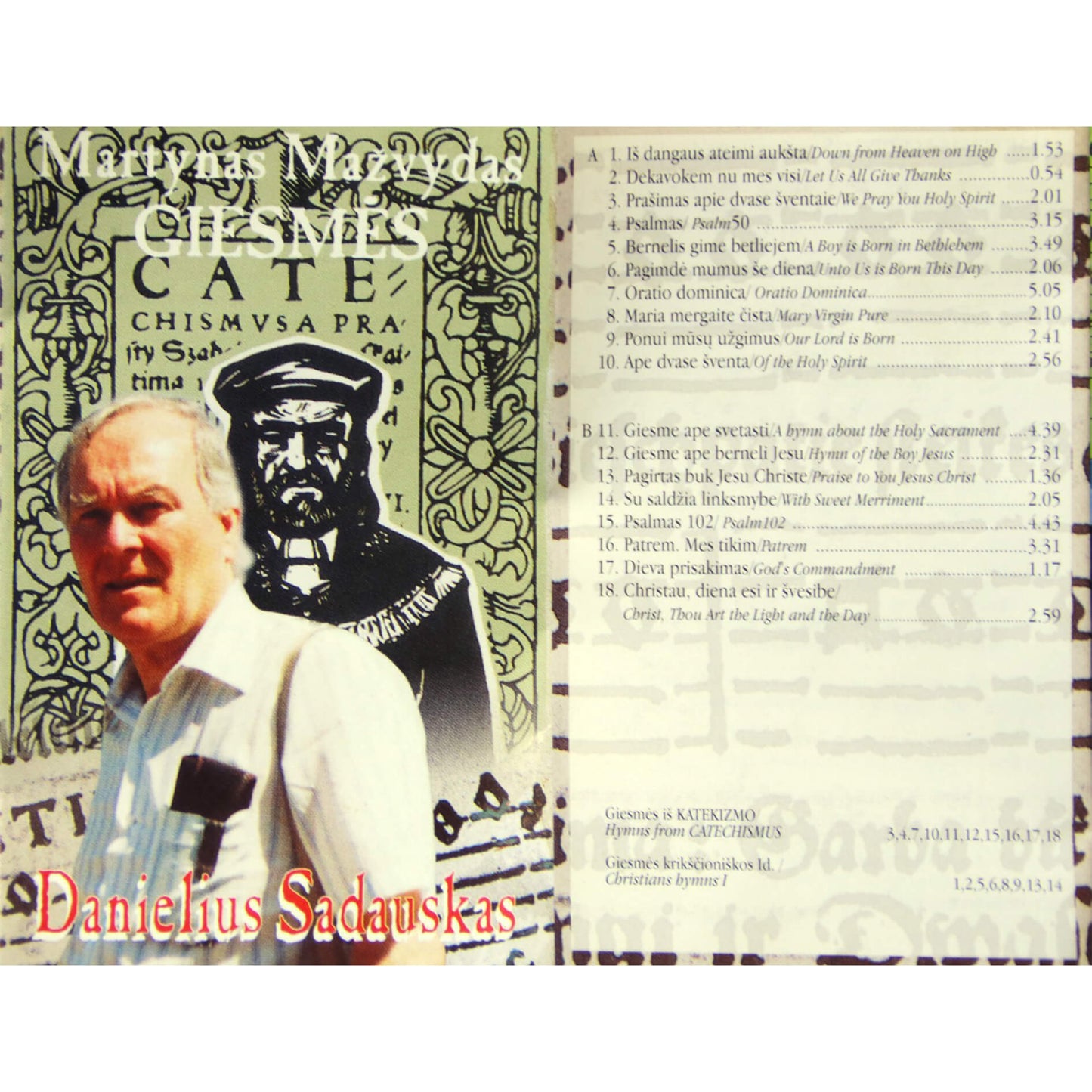 Danielius Sadauskas / Antanas Baranauskas / Giesmės / Hymns
