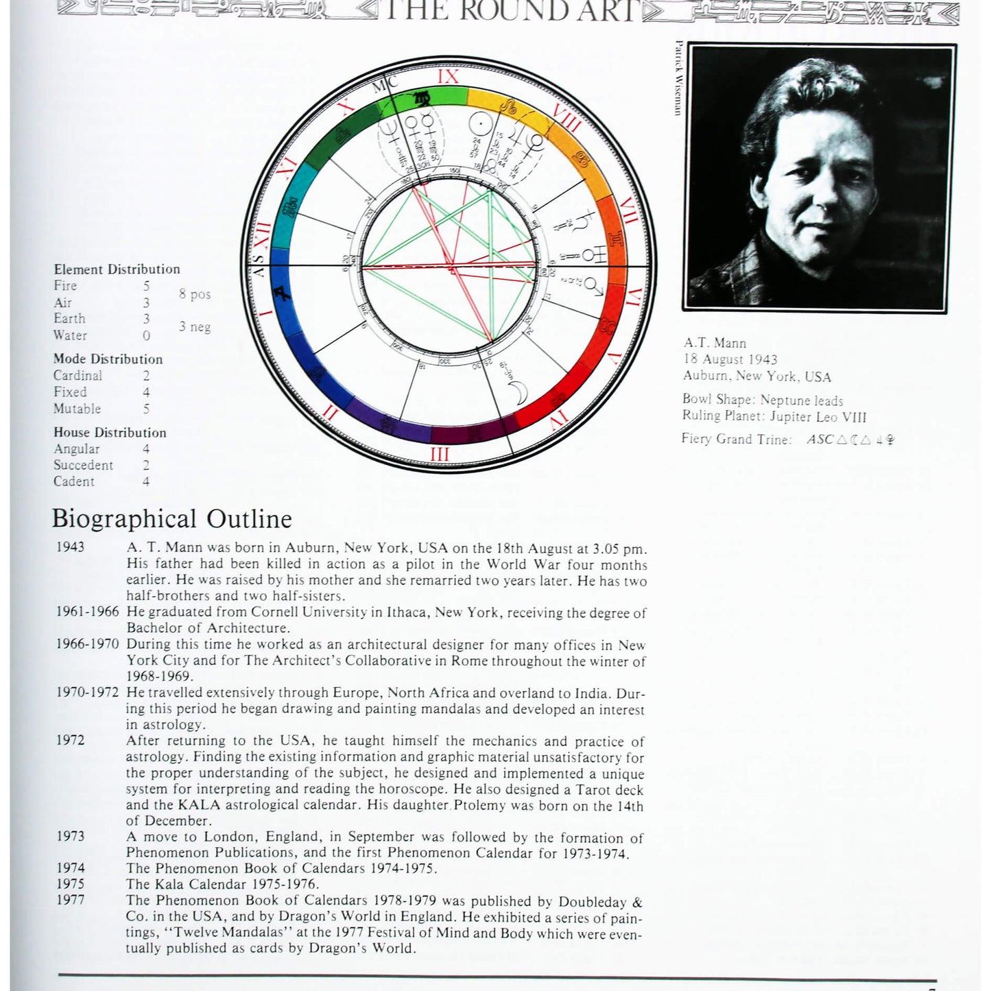 A.T. Mann "The Round Art of Astrology"