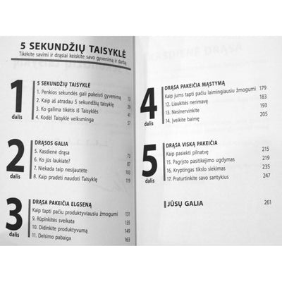 Robbinso kreida „5 sekundžių taisyklė“