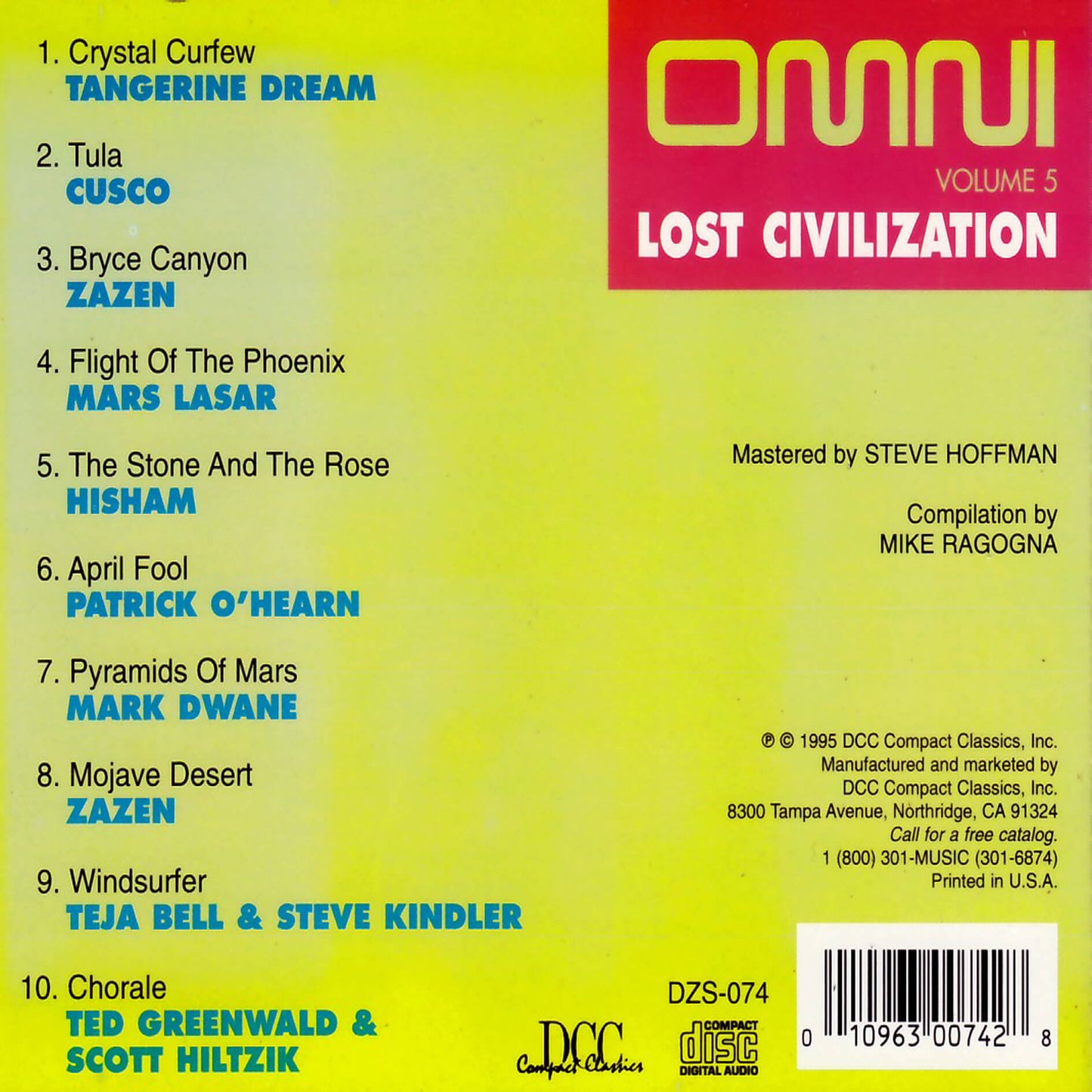 OMNI 5 / Lost civilization