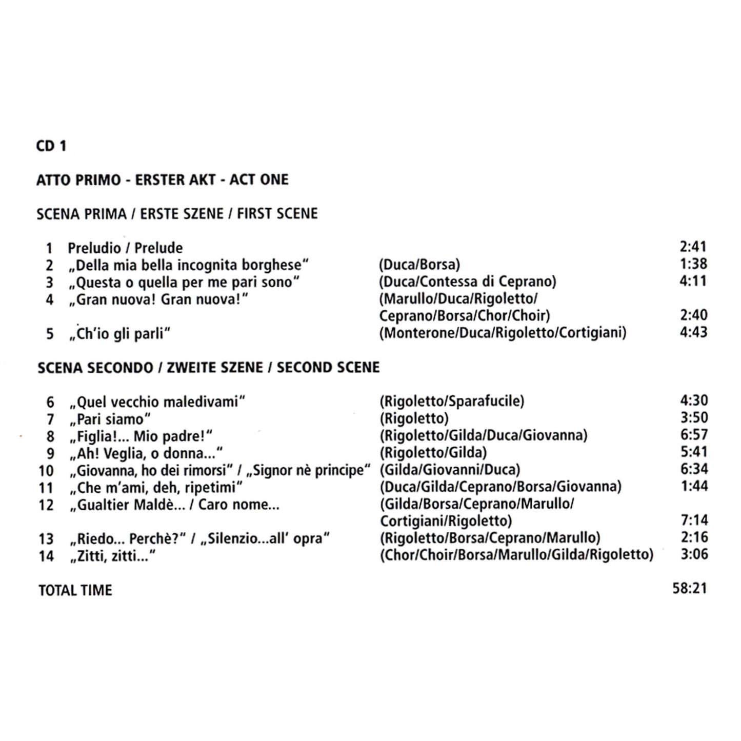 Rigoletto / Giuseppe Verdi