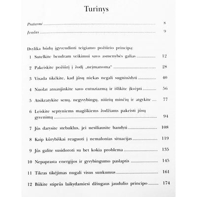 Norman Peale "Teigiamo požiūrio principas"