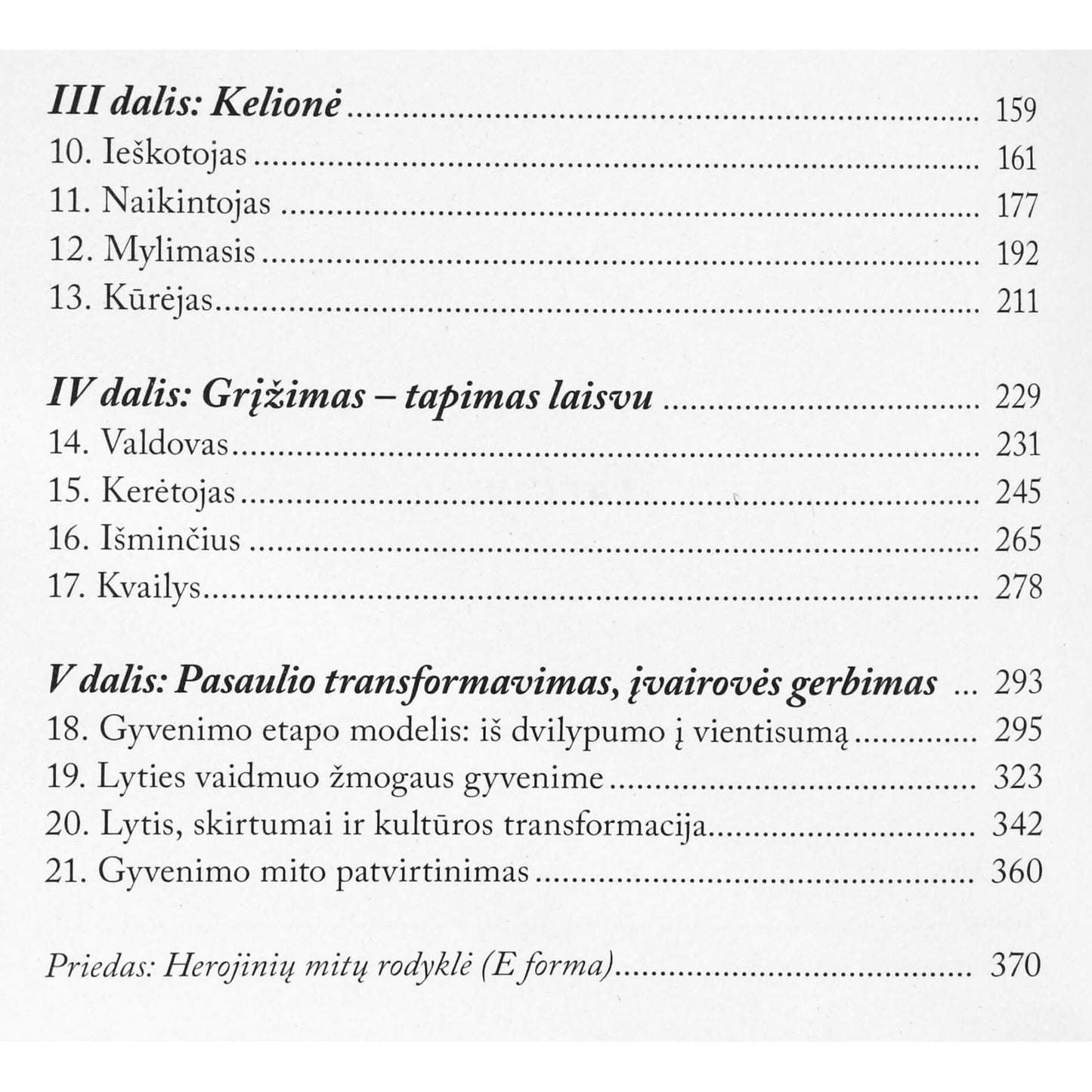 Carol Pearson "Vidinių herojų pažadinimas"