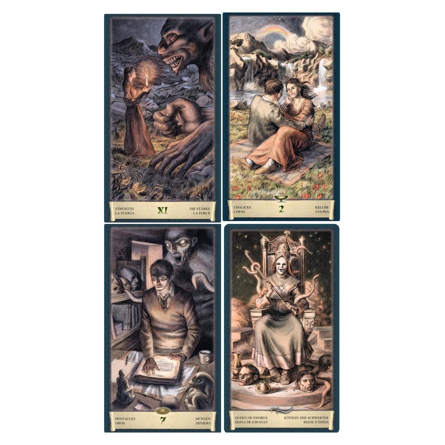 Таро карты Черный Гримуар (новое название Таро карты Лавкрафт)